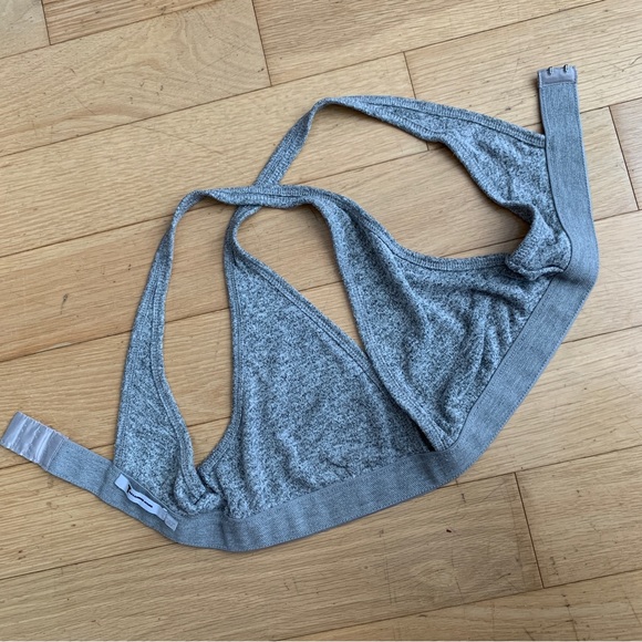 ❌ SOLD ❌ T by ALEXANDER WANG Grey Heather Soft Bra Top - Picture 4 of 6